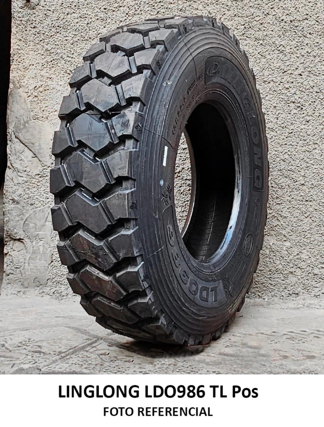 NTCO: 12 R22.5 18PR LDO986 TRACCION/MINERA LING LONG TL OFF-ROAD T.D. 24.0MM PESO: 69.0KG